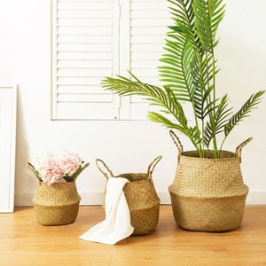 Cesta tejida para el vientre de algas marinas, buen precio de fábrica de Vietnam, cestas plegables de paja ecológicas - Product Image 4