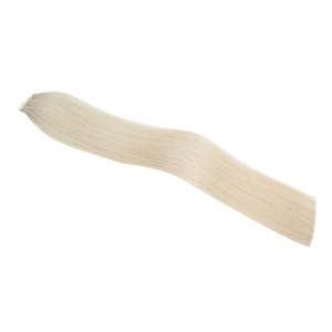 ผมต่อแบบเรมี่แท้ 24 นิ้ว สีบลอนด์ครีม แบบดับเบิ้ลดรอน ผมตรง - Product Image 3