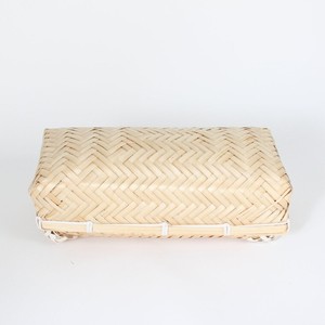 TienPhong Wholesale Boho Decorative Handmade Handcrafted Woven <b>Lidded</b> Bamboo <b>Baskets</b> for Fruits Kitchen Things - Product Image 2