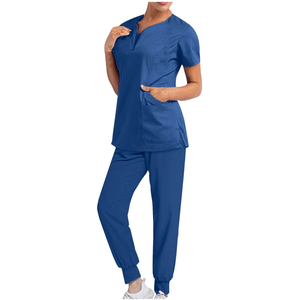 High Quality Customizable Polyester Poplin Unisex Hospital Scrubs Nurse and <b>Doctor</b> Scrub <b>Sets</b>-Direct Supply From Manufacturer - Product Image 3