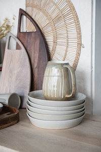 Décoration de noël, Plaque murale ronde en jonc de mer, assiette murale de Style Boho pour la décoration de la maison tissée - Product Image 4