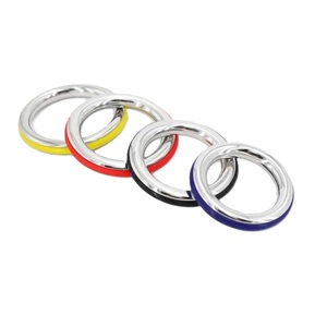 Anillo para Pene de Acero con Banda Azul, Anillos Metálicos para Pene Gay - Product Image 6