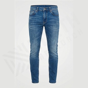 Jeans Clásicos de Moda al por Mayor, Talla Grande, Envío Inmediato, para Hombre, Corte Ajustado, Recto, Color Sólido, Calidad Premium, Color Personalizado, Otoño Primavera - Product Image 1