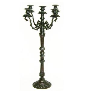 Candélabre en métal meilleur support de bougie pour la décoration de couloir de l'entrée à la maison bougeoir de qualité supérieure fini bronze - Product Image 1