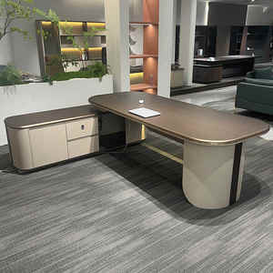 Moderne Bureau Bureau Tafel Meubels L Vormig Ontwerp Hout 1.8 Meter Lange Baas Executive Ceo Manager Advocaat Desk - Product Image 3
