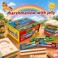Guimauves Halal Assorties en Forme d'Animaux de Dessin Animé 71g-100g, Guimauves Moelleuses au Goût Fruité, Nuages de Sucre Torsadés pour Enfants, Idéal Cadeau