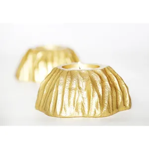 Metal and Wood Fusion Candle Holder for Rustic Contemporary Decor Home Decor Christmas India Zahid Exports - Product Image 2