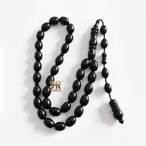 Chapelet de prière islamique vert, tasbih, misbaha, subha, chapelet, perles d'inquiétude, fait à la main, accessoire de méditation religieuse musulmane, résine - Product Image 6