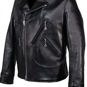 Top Trending Genuine Leather Mens <b>Jacket</b> Eco-Friendly Waterproof High Street Style Comfortable Fit Timeless Design for All - Product Image 6
