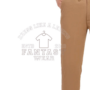 Pantalones Chinos Casuales para Hombre FANTASY WEAR 2026, Premium y de Alta Calidad, Corte Ajustado, de Algodón, con Diseño y Logotipo Personalizados - Product Image 3