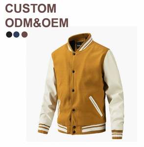 แจ็คเก็ตทีม unisex | เสื้อแจ็กเก็ตเบสบอลแนวสตรีทพร้อมกระดุมติด - Product Image 6