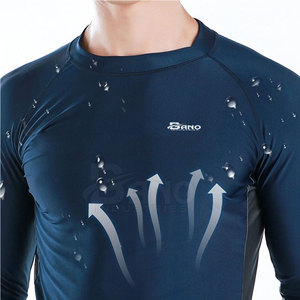 เสื้อกีฬาแขนยาวสำหรับผู้ใหญ่ MMA แบบรัดรูปสีพื้นมีการออกแบบด้านบนและคุณสมบัติล่าสุด - Product Image 4