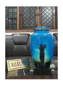 High Quality Handmade Fairy Design Metal Cremation <b>Urn</b> Aluminum <b>Jar</b> for Adult Ashes for Funeral Use Wholesale Price - Product Image 3