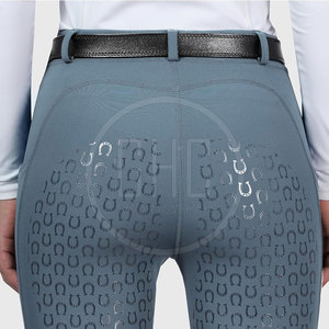 Jodhpurs d'équitation pour femmes, design élégant, tissu en spandex respirant, ajustement confortable, taille haute, taille élastique, léger, séchage rapide - Product Image 5
