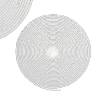 Bande auto-agrippante en polyester blanche de 560 cm, écologique, souple et réutilisable, pour moustiquaires et accessoires médicaux - Product Image 2