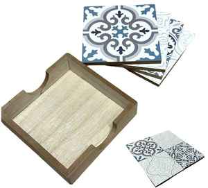 Incrustation d'os et support sous-verre à thé et café avec la meilleure qualité et la couleur blanche sous-verre en pierre noyer, sous-verres - Product Image 2