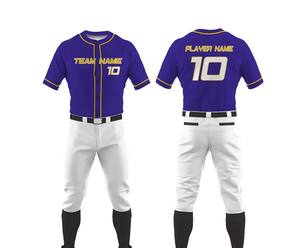 Transpirable mejor material Hombres Uniforme de béisbol ropa deportiva al por mayor tasa de tendencia superior Uniforme de béisbol con totalmente personalizado - Product Image 6