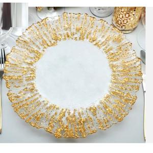 Vaisselle de luxe assiette de chargeur plat de dîner rond vaisselle sous assiette de fabricants et de fournisseurs - Product Image 1