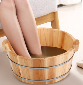 Cuenco de madera para pies, artesanías, masajeador de pies moderno, cubos artesanales, venta al por mayor de fábrica, baño de pies, masaje, bañera de hidromasaje - Product Image 1