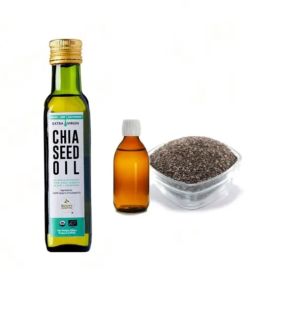 Bestes zertifiziertes kalt gepresstes Bio-Chia samen öl-Geeignet für alle Hauttypen