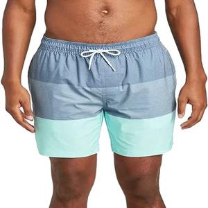 Pantalones cortos de baño de secado rápido con estampado de algodón 100% personalizado para hombre, cintura elástica, tallas XS XXL, patrón sólido, Logo, verano, playa, antiarrugas - Product Image 5