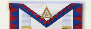 Delantal de piel de cordero Masónico de Royal Arch | Delantal hecho a mano con ribete dorado | Fabricante personalizado de Freemason Regalia Pakistán - Product Image 5