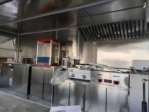 Remolque de Comida Barato de Fábrica, Estilo Clásico Vintage, Camioneta de Comida Móvil con Toldo para Servicio de Comida al Aire Libre - Product Image 5