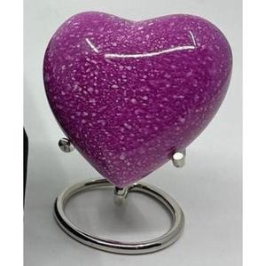 <b>Ashes</b> <b>Keepsake</b> Heart Cremation Urns Funeral Supply Handmade Custom Urn Memorial <b>Ashes</b> Holds Unique Cremation Urns For Adults - Product Image 2