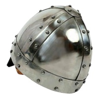 Casque viking médiéval Ragnar Lodbrok |   Casque de guerrier normand |   Casque de Chevalier Guerrier - Acier Inoxydable