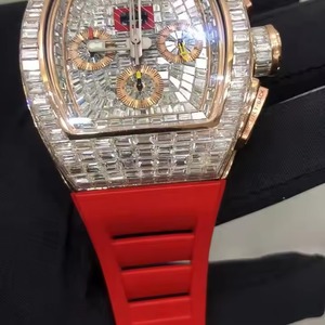 Reloj analógico elegante con diamantes para mujer, reloj de lujo con detalles en oro rosa de calidad duradera para cada armario, precio bajo disponible - Product Image 3