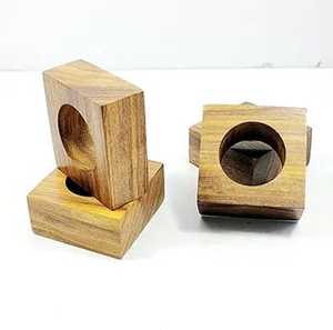 Servilletero de madera de diferentes formas más vendido, compra al precio más bajo - Product Image 2