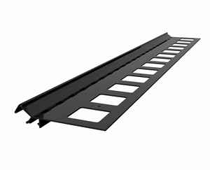 Renoplast ®   Profilé de nez de marche en aluminium V LED pour sols en résine - Profilé d'escalier, profilé de bordure de carrelage - Product Image 6