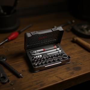 Jeu de douilles métriques Facom 1/2'' à 6 points, collection de 23 pièces - Product Image 3