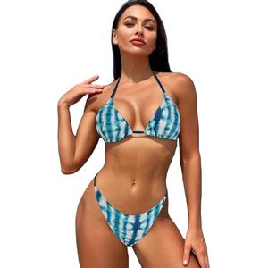 Maillot de bain style glamour orné d'impressions par sublimation, tenue de soirée piscine scintillante, bikini de plage pour femme - Product Image 4