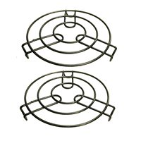 Edelstahl-Untersetzer Runder Dampfgarer-Halter für Küche Hitzebeständiger Heißplatten-Tellerhalter