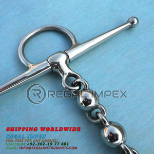Broca de caballo de acero inoxidable, mejilla completa, Boca de Waterford, Regal Impex, embalaje personalizado de plata al por mayor, herrador de jinetes - Product Image 4