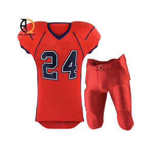 Nouveau style de maillots de football américain de haute qualité uniforme de rugby respirant maillot cousu brodé - Product Image 4