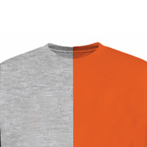 Pull d'hiver unisexe avec logo personnalisé, tendance gris orange imprimé, broderie en polaire, grande taille, collection sororités et collèges - Product Image 2