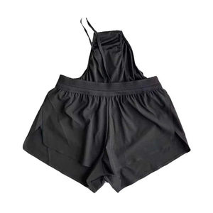 Vente en gros OEM Custom Women Sportswear Summer Gym Training Running Shorts Quick Dry Breathable Plain Dyed Eco-Friendly Athletic - Product Image 4