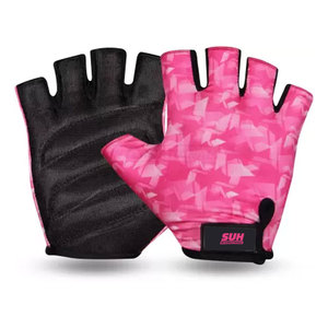 Leather Gym <b>Gloves</b> for <b>Weight</b> Lifting Gym <b>Training</b>-Breathable Lightweight Durable Half Finger Unisex SUH INTERNATIONAL - Product Image 1