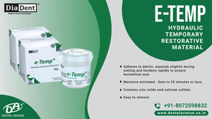 ขวด30gm ไฮดรอลิกสำหรับใช้ในงานทันตกรรมชั่วคราว - Product Image 2