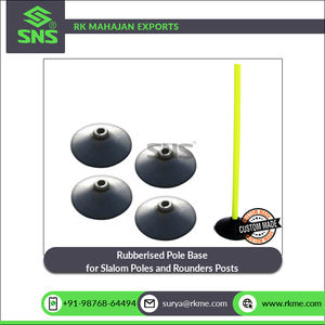 Exportateur de quantité en vrac de base de poteau caoutchouté de qualité supérieure pour les poteaux de slalom d'agilité de vitesse et les poteaux de rounders - Product Image 4