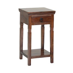 Table d'appoint de lit en bois au design simple et élégant Gamme exclusive disponible dans un support de tabouret pour l'espace de salon à la maison disponible - Product Image 3