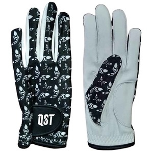 Guantes de piel de oveja auténtica suave para golf profesional de alta calidad personalizados más vendidos, transpirables para mano izquierda para deportes - Product Image 1