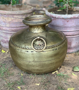 Pot de plante en métal de couleur cuivre au design martelé, écologique, décoratif, petit pot pour plantes succulentes, jardin d'intérieur - Product Image 5