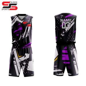 Vêtements de sport pakistanais ensembles d'uniformes de basket-ball personnalisés vente en gros uniformes de basket-ball de service OEM à vendre - Product Image 2
