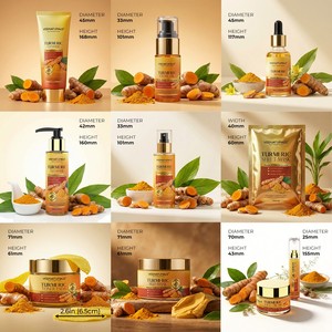 Coffret de Soins au Curcuma Marque Blanche OEM avec Effet Blanchissant et Éclaircissant, Kit Apaisant et Illuminateur au Curcuma, Ensemble Cosmétique au Curcuma - Product Image 5