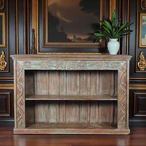 Estantería de Madera Tradicional, Estantería Vintage Hecha a Mano, Elegancia para Sala de Estar, Decoración Combinable - MOQ 1 Contenedor Únicamente - Product Image 5