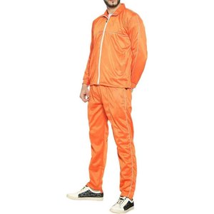 Último diseño Chándales rojos Poliéster Suave polar brillante Hecho Ropa de entrenamiento deportivo Último estilo Trajes de sudor - Product Image 5
