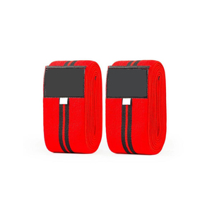 Rodilleras elásticas de neopreno resistentes personalizadas OEM, suministro de fábrica al por mayor, envolturas de apoyo de Bajo moq para levantamiento de pesas - Product Image 3